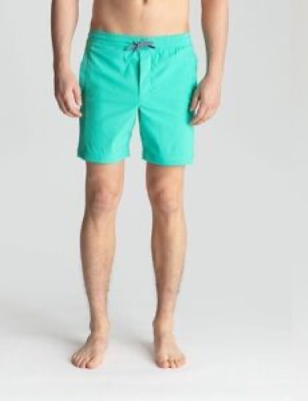 Johnnie-O Men's Aqua Green Swim Trunks size large